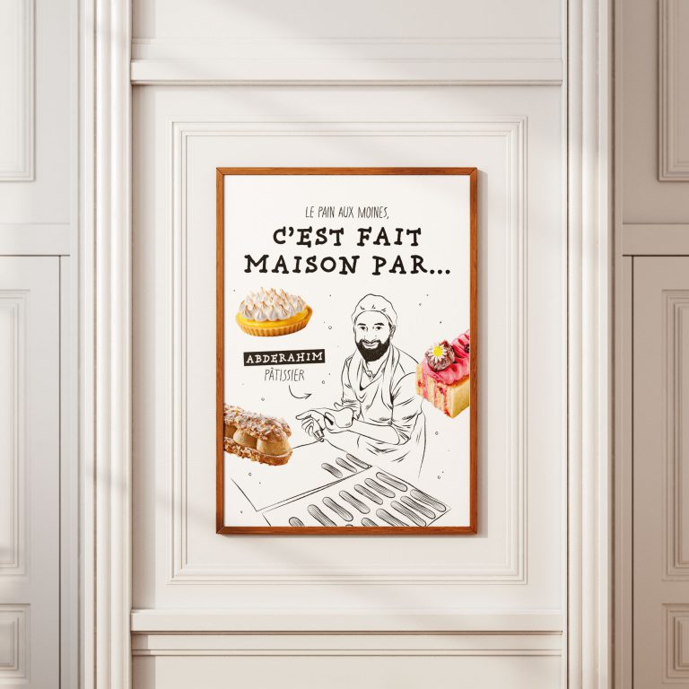 3 boulangerie posters mockups