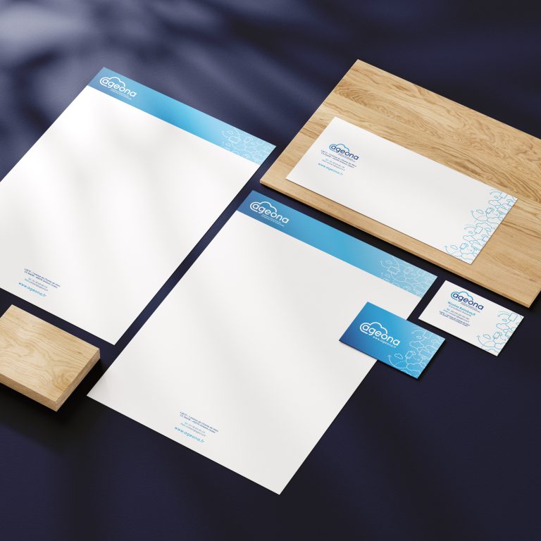 ageona stationery mockup