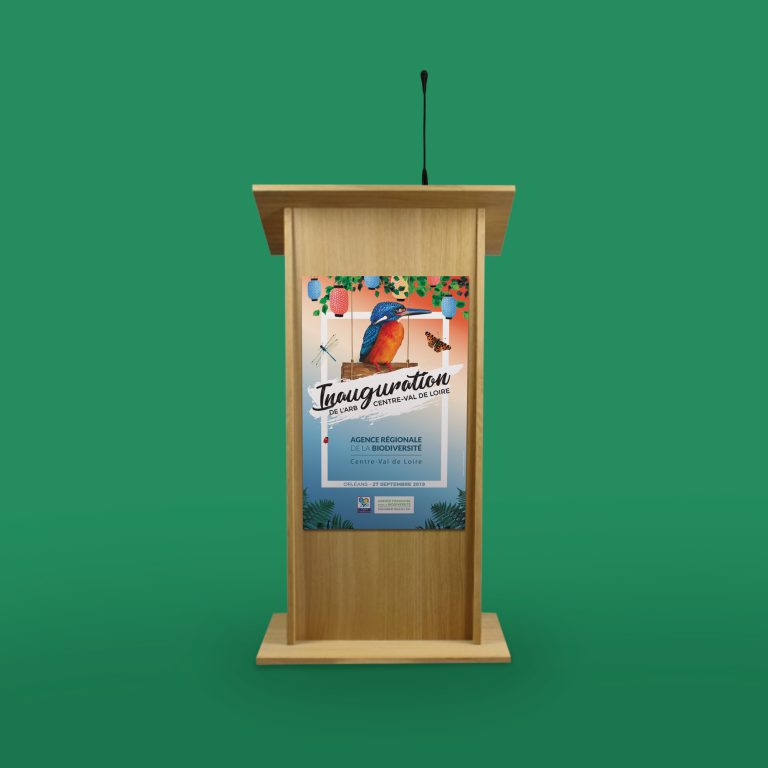 pupitre mockup vert