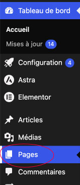 navigation laterale pages wp def