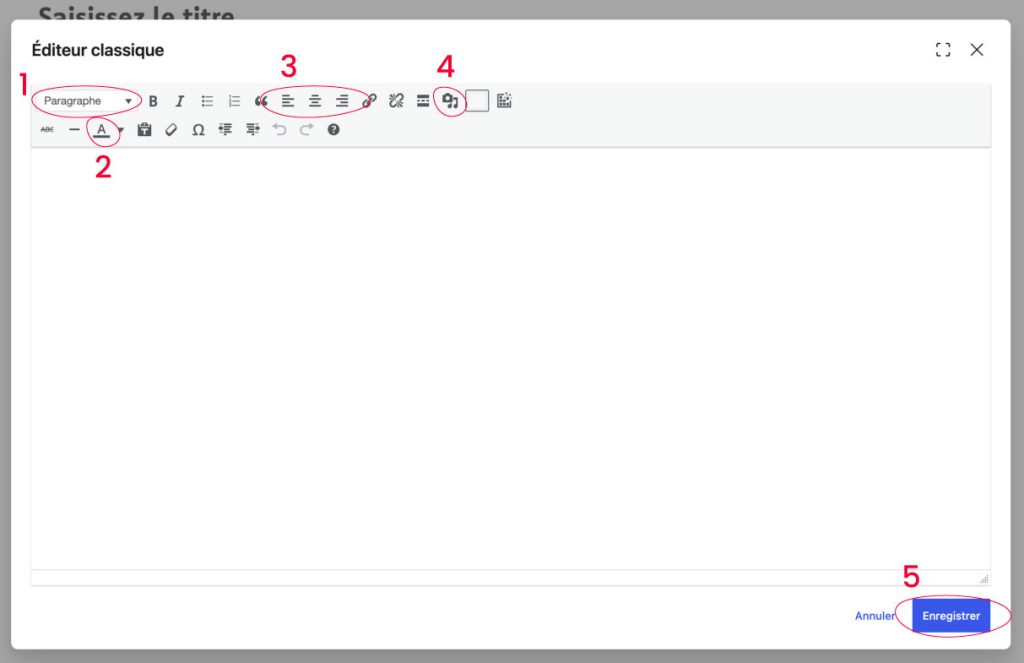 integrer contenu article def